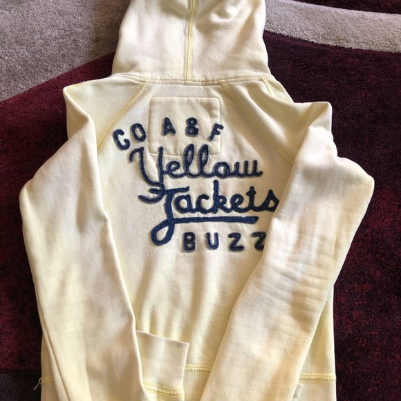 Abercrombie and Fitch yellow fade hoodie - Picture 2 of 3